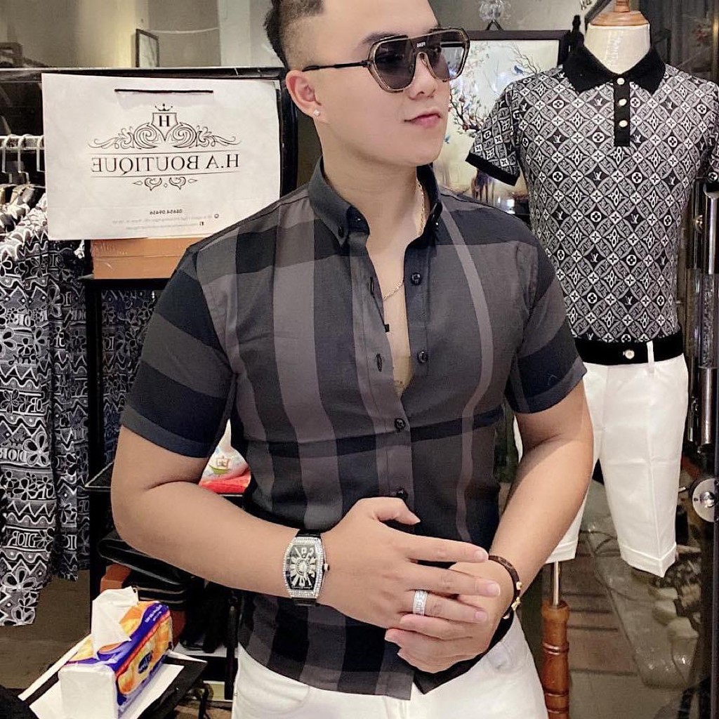 ÁO SƠ MI NAM THÊU TỈ MỈ VẢI SIÊU MÁT | BigBuy360 - bigbuy360.vn