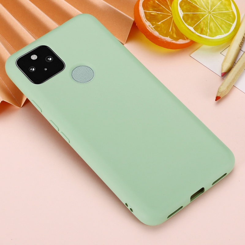 Ốp Lưng Silicone Màu Nhám Cho Điện Thoại Pixel 5A Pixel 4A