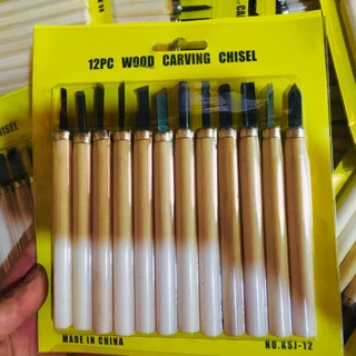 Bộ 12 dao tỉa dưa, dao khắc gỗ loại xịn