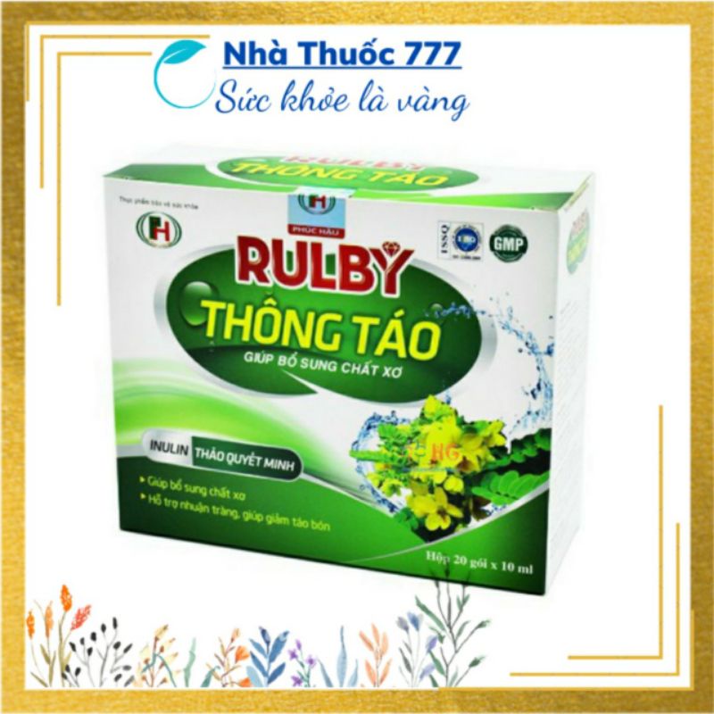 ( CHÍNH HÃNG) RULBY THÔNG TÁO (20 gói)