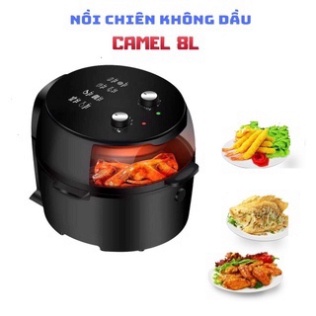 NỒI CHIÊN KHÔNG DẦU NINE SHIELD 8L/1500W MẶT KÍNH THỦY TINH CHỊU NHIỆT MỚI NHẤT 2021