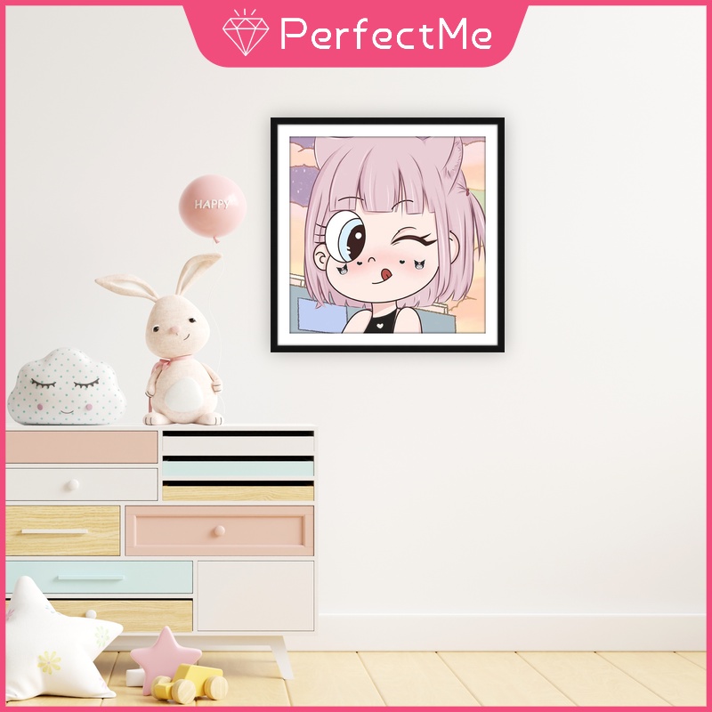 Bộ Tranh Đính Đá 5D Tự Làm Họa Tiết Công Chúa Bướm 2022 Kích Thước 30x30cm