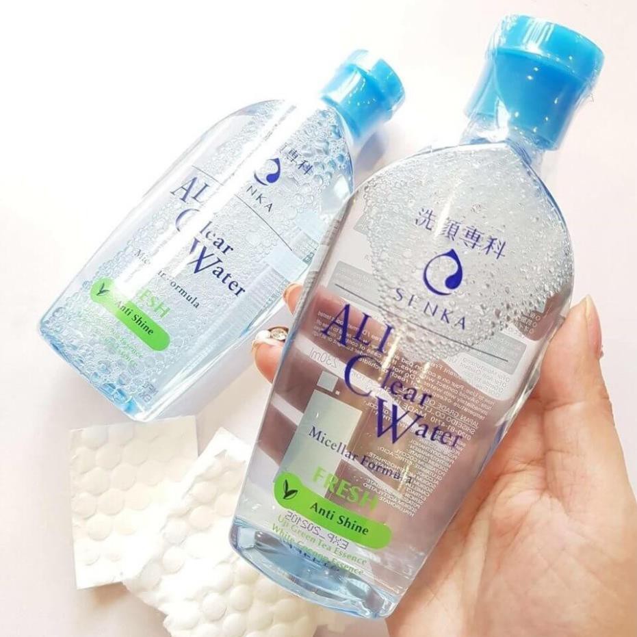 230ml - Nước tẩy trang dưỡng trắng Senka All Clear Water Micellar Formula White