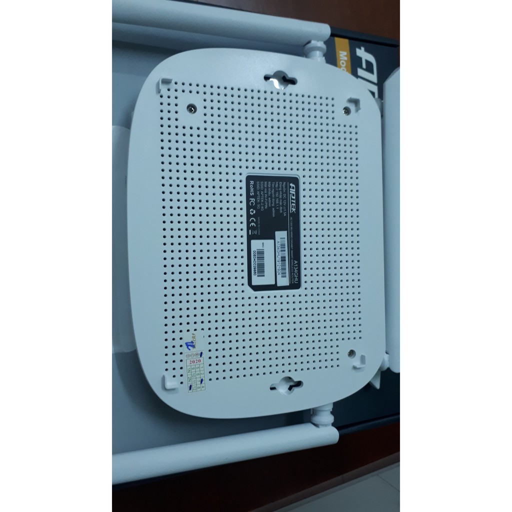 Router Wifi APTEK A134GHU phát sóng mạnh - Chuẩn AC1300, Wave 2 MU-MIMO - Hàng chính hãng