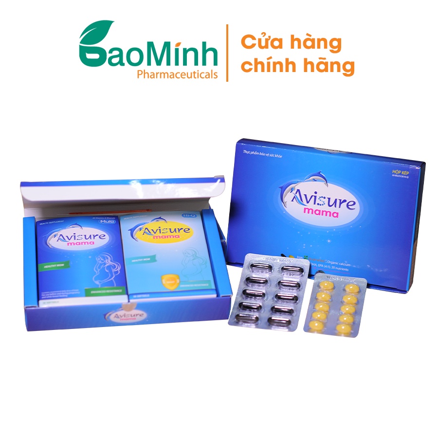 Vitamin tổng hợp dành cho bà bầu, trước và sau sinh Avisure Mama