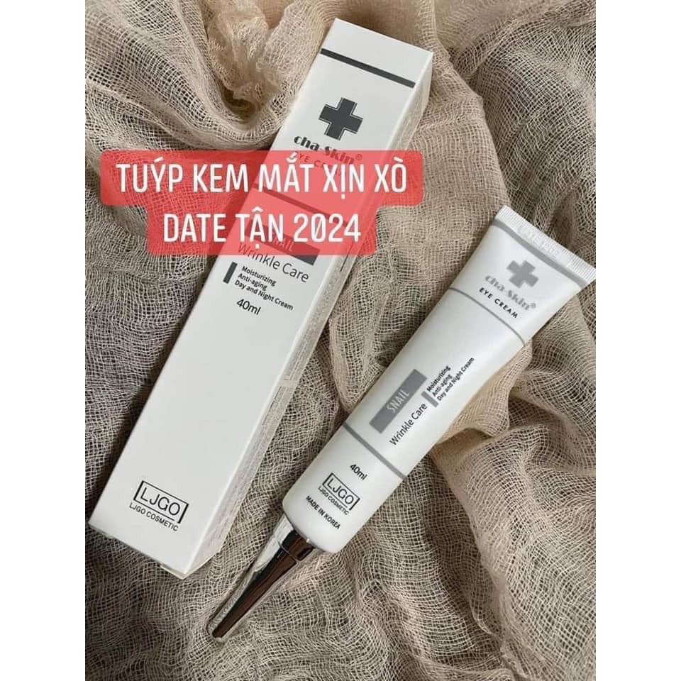 Kem Mắt LJGO Snail Wrinkle Care Cha Skin Eye Cream