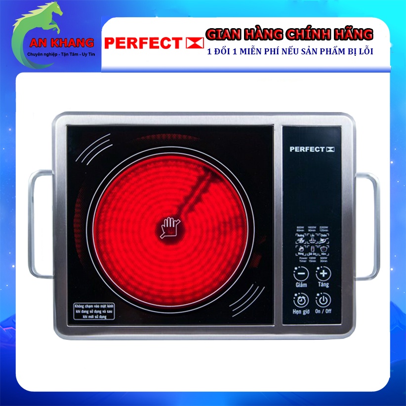 Bếp hồng ngoại đơn Perfect PF-BH86 - Sử dụng được tất cả các loại nồi, chảo - Bảo hành chính hãng 12 tháng