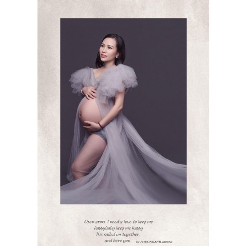 đầm chụp bầu voan lưới - chụp ảnh consept nghệ thuật