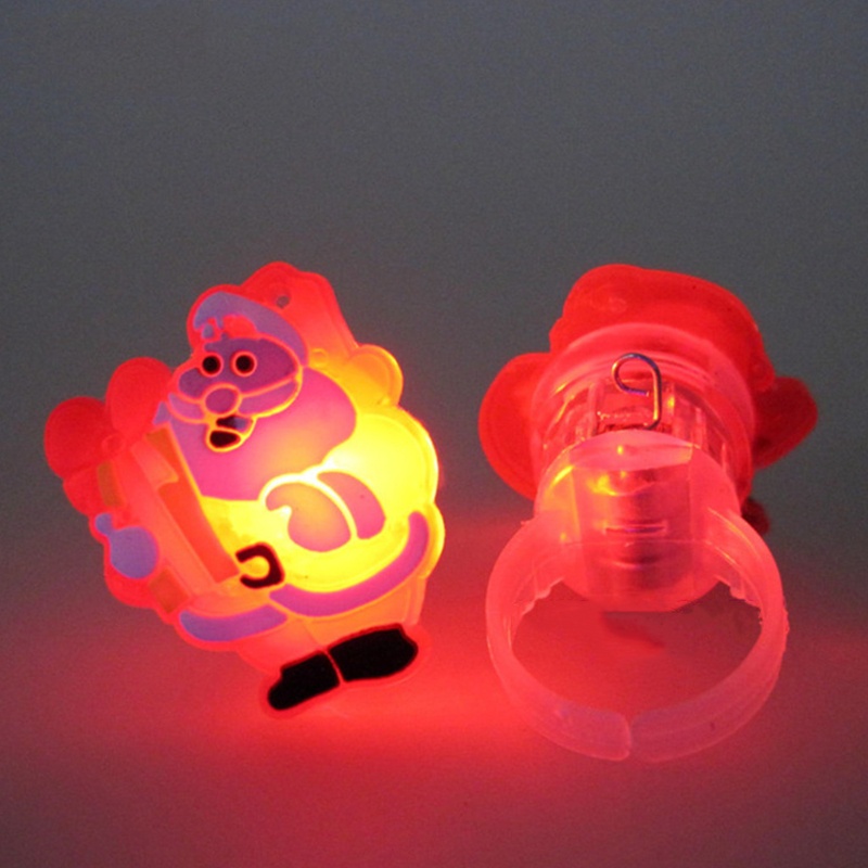 ✿ Bộ 50 Nhẫn Đèn LED Phát Sáng Trang Trí Halloween