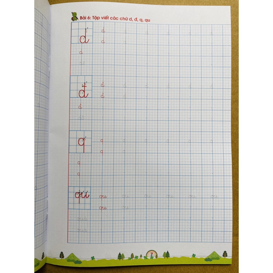 Sách Luyện Viết Chữ Cỡ nhỏ 1 ô ly Theo chương trình sách giáo khoa mới