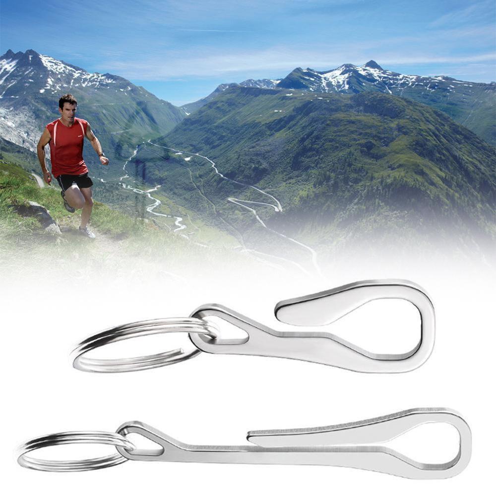 Móc Khóa Sinh Tồn Mini Bằng Thép Không Gỉ Tiện Dụng