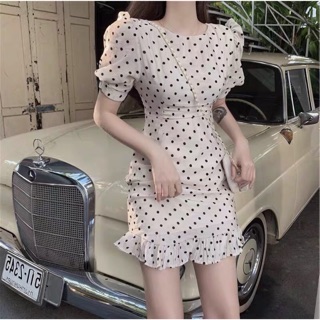Đầm chấm bi- ảnh thật shop chụp