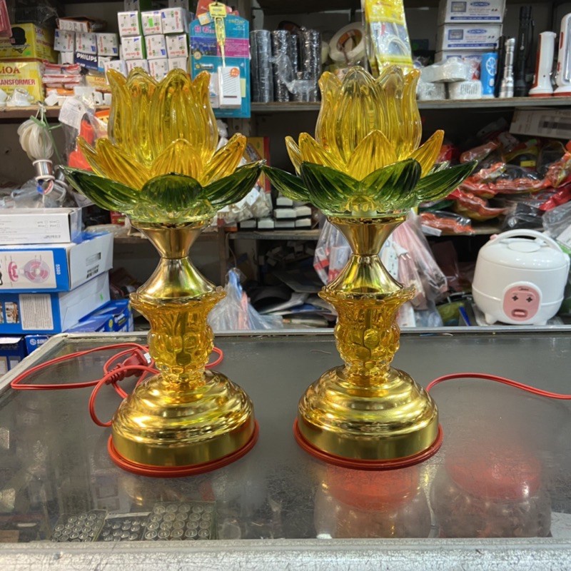 , Đèn thờ cúng led pha lê cao cấp
