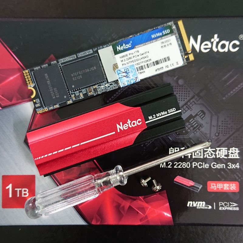 Ổ cứng SSD M2 NVMe Netac N950E PRO 500Gb 1Tb M.2 2280 PCIe 512Gb 2Tb | WebRaoVat - webraovat.net.vn