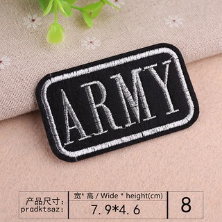 Miếng dán quần áo hình huy hiệu Army Sew On