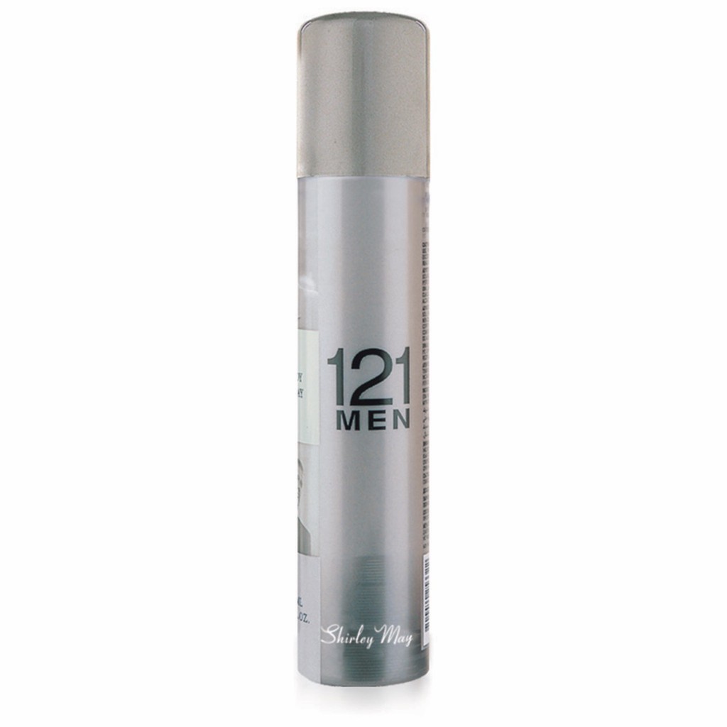 Nước hoa xịt toàn thân nam Shirley May 121 Men Body Spray 75ml nhập dubai