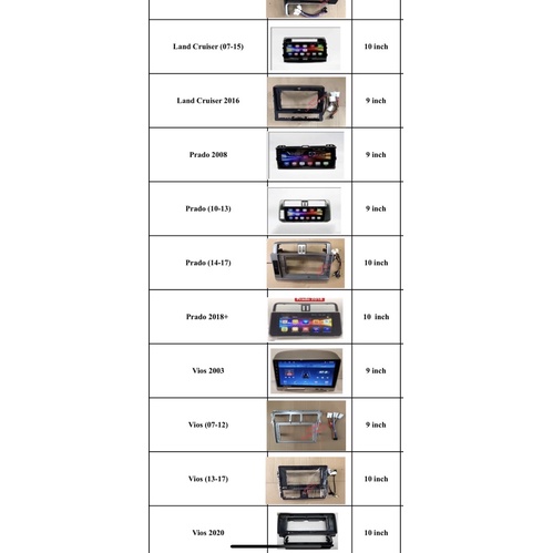 Dưỡng Toyota camry, Altis, Land Cruiser , Prado, Vios F1