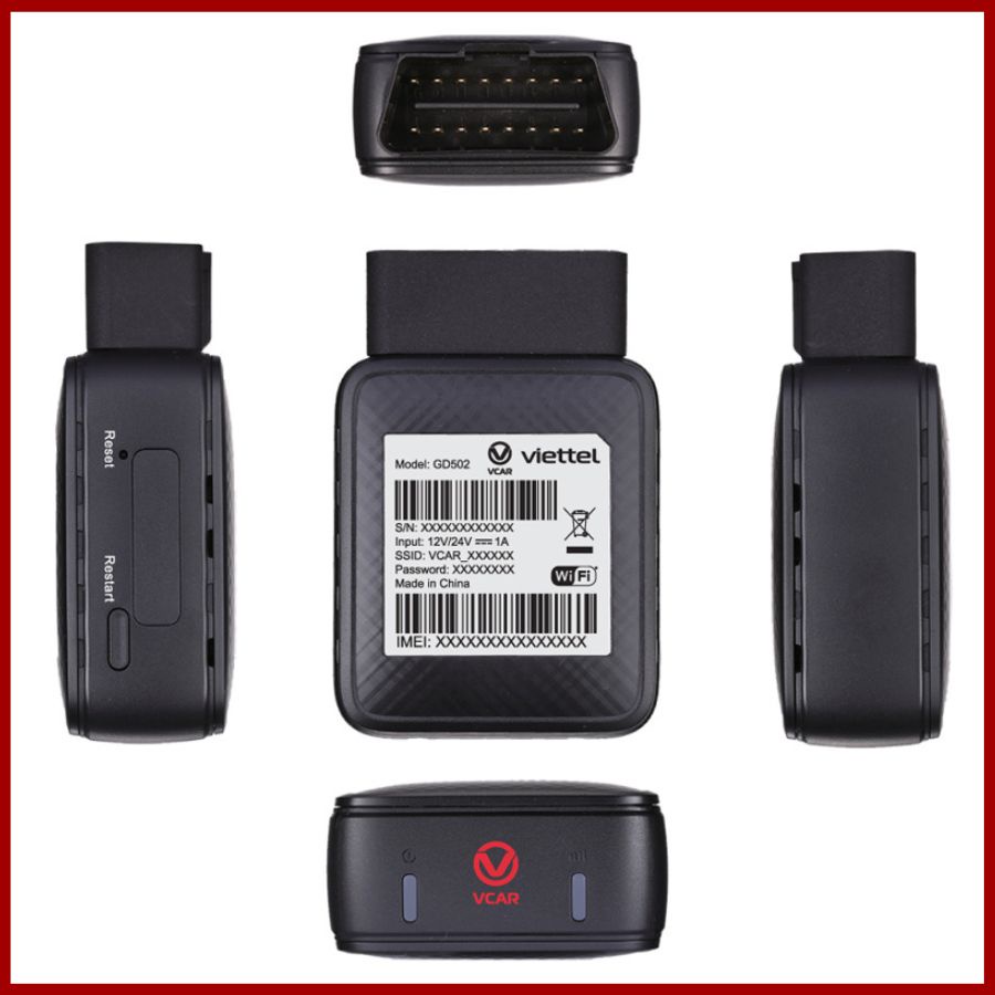Định Vị Hành Trinh Trình ô tô Vcar Viettel là Thiết Bị Giám Sát Sức Khoẻ Xe, phát WiFi Mới nhất 2022