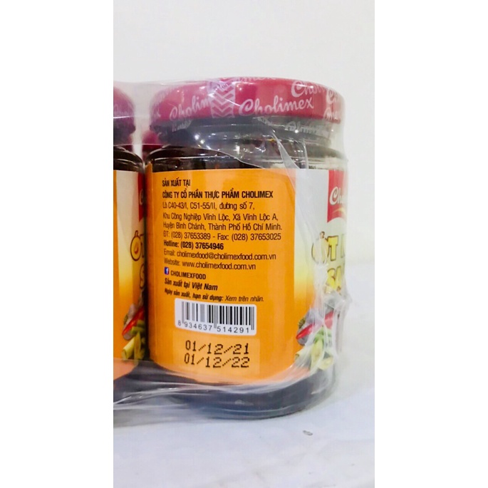 Ớt khô sa tế Cholimex hũ