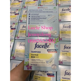 Tampon facelle đủ size dùng - băng vệ sinh ống nút của Đức (bill mới nhất)