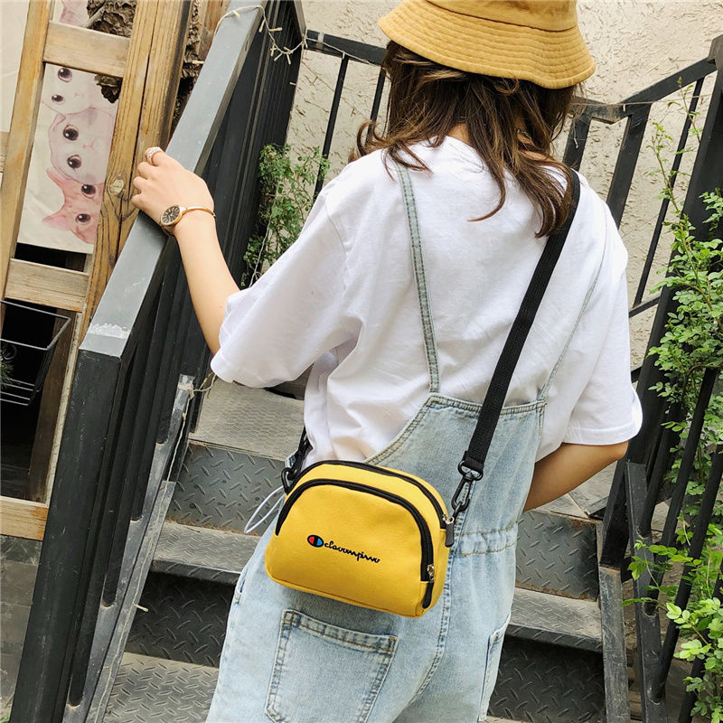 Túi Xách Vải Bạt Phong Cách Hàn Quốc Cho Nữ