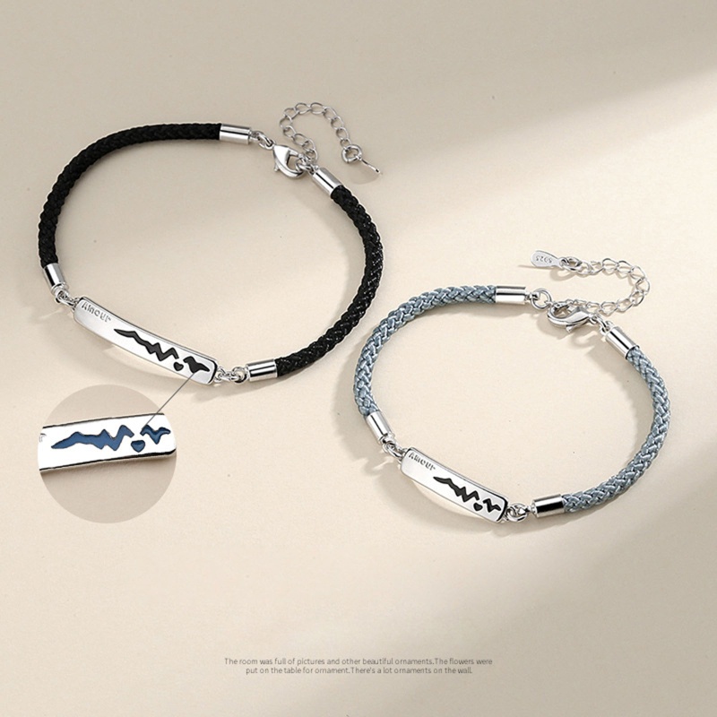 Flgo Set 2 Vòng Tay Hợp Kim Đổi Màu Theo Tâm Trạng Thời Trang Cho Cặp Đôi