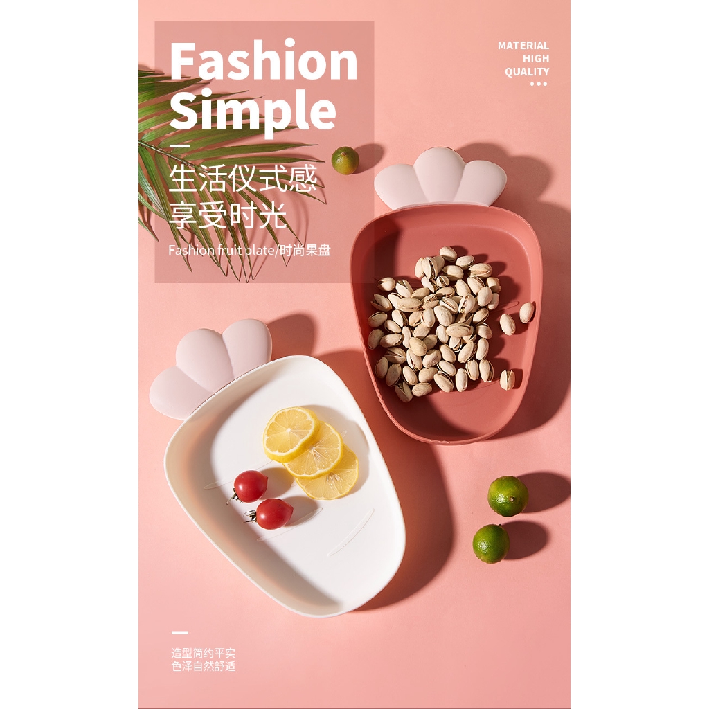 Plastic fruit-shaped dried fruit plate modern simple fruit box candy melon seeds small dishes new year fruit plate snack