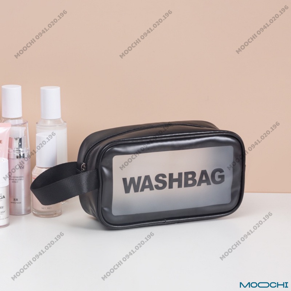 Túi Đựng Đồ Trang Điểm, Mỹ Phẩm WASHBAG Dùng Đi Chơi, Du Lịch Chống Thấm Nước Tiện Lợi