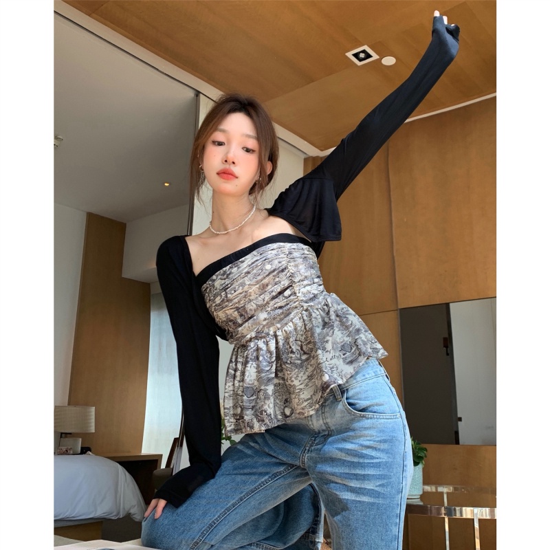 Set Áo Ống Kèm Áo Khoác Cardigan Thời Trang