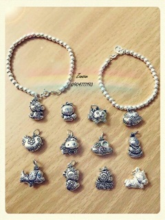 Vòng tay bạc ta 12 con giáp