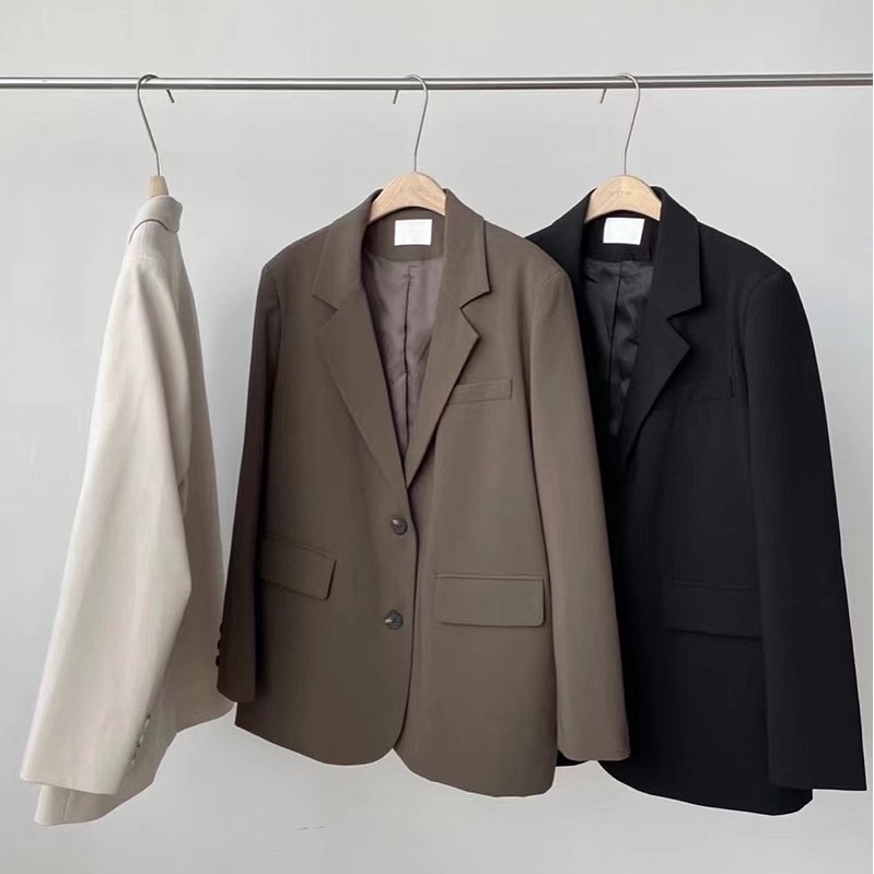 Khoác Vest Blazer trơn 002