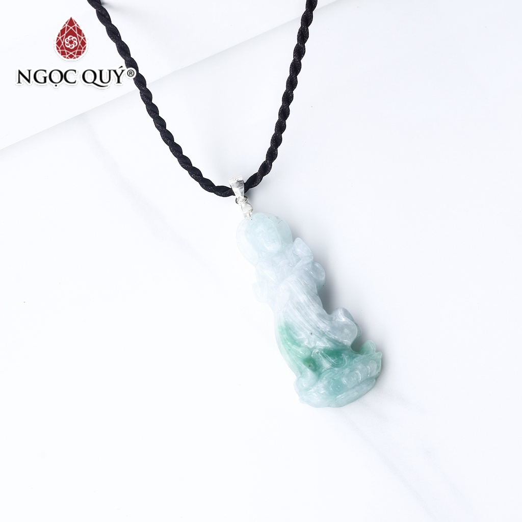 Mặt dây chuyền quan âm CT phỉ thúy - Ngọc Quý