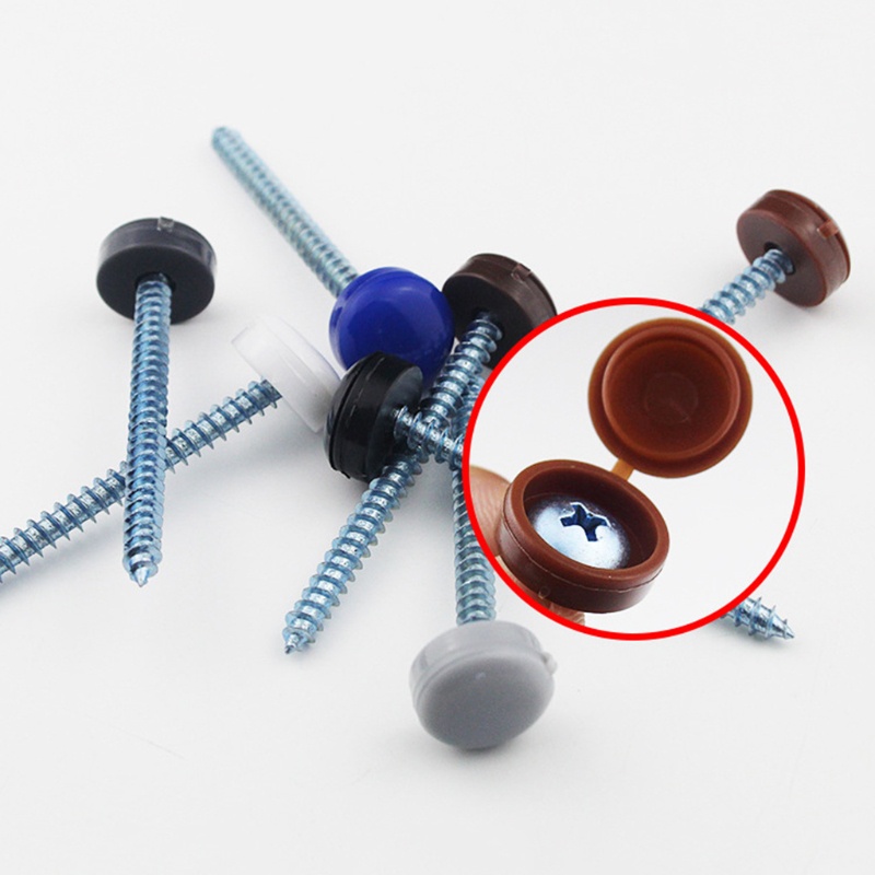Set 100 Nắp Vít M6 Bằng Nhựa Trang Trí Đa Năng Tiện Dụng