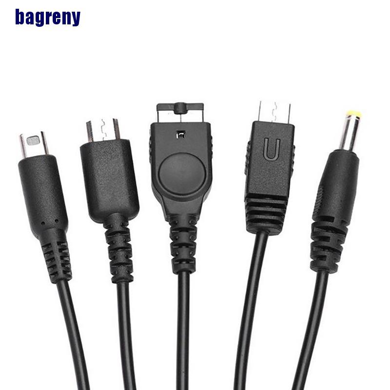 Dây Cáp Sạc Usb 5 Trong 1 Đa Năng Cho Máy Chơi Game