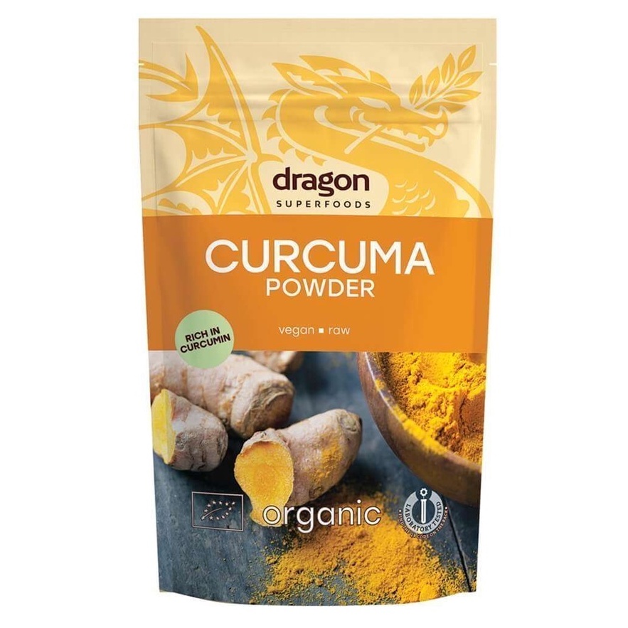 Bột nghệ nguyên chất hữu cơ (Curcuma) 150g - Dragon Superfoods