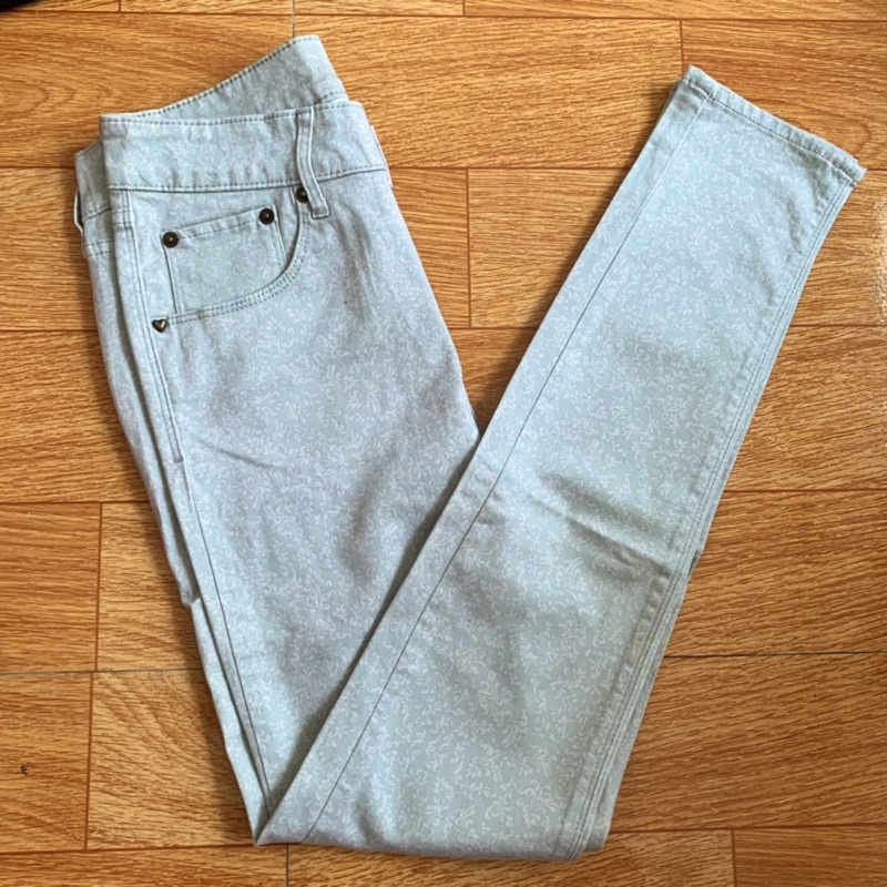 Quần Kaki Skinny EARTH Music&Ecology Hàng Xuất Dư Nhật Xịn Cao Cấp Dáng Ôm Chất Siêu Mịn Hoa
