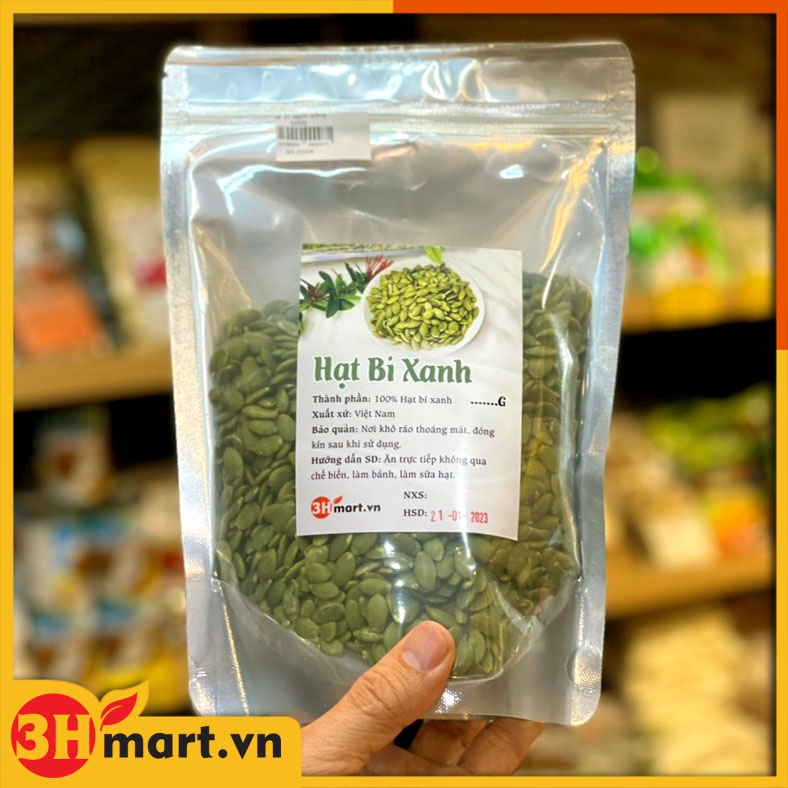 Hạt bí xanh tách vỏ 100g đến 1000g