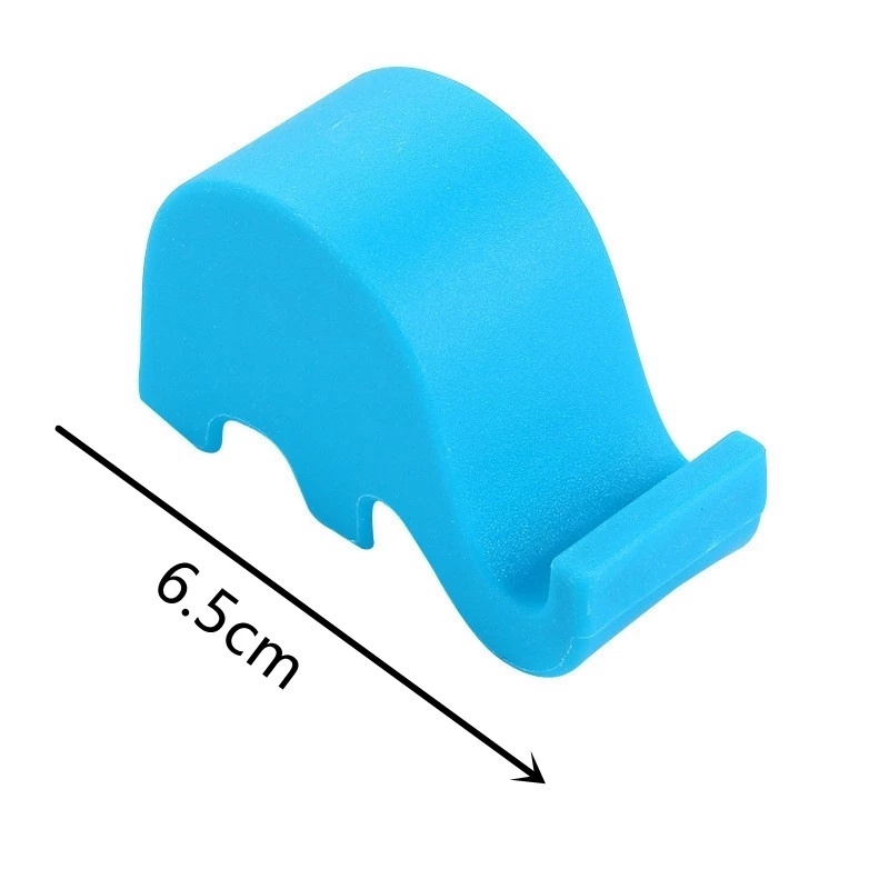 Giá Đỡ Điện Thoại Để Bàn Hình Chú Voi Màu Macaron Cho Android