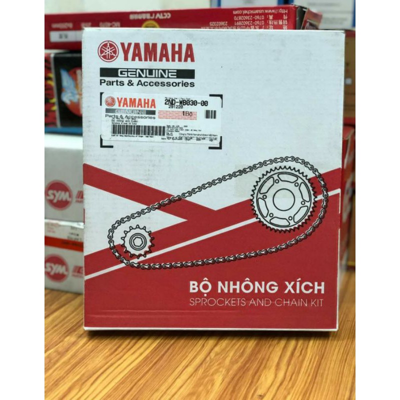 bộ nhông sên dĩa xe Exciter 150 zin yamaha chính hãng