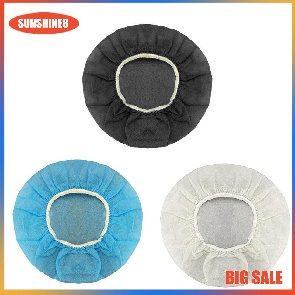 【SUN】100 Pcs/set Disposable Headphone Cover Sweatproof Stretchable Ear Pad