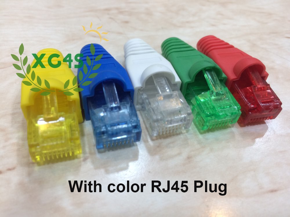 Đầu Nối Dây Cáp Mạng Rj45 Cat 5 Cat6 Rj-45 Cat6E