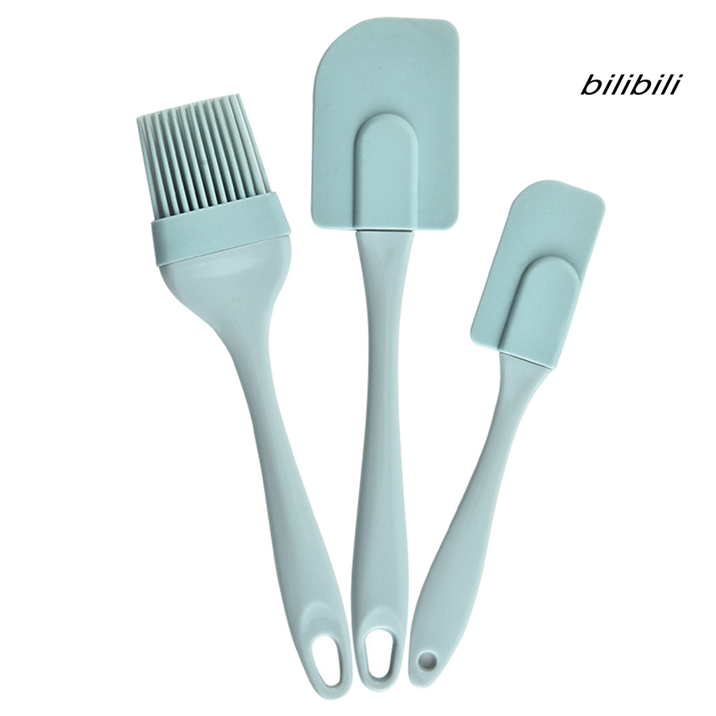 Set 3 Dụng Cụ Vét Kem Trang Trí Bánh Bằng Silicon Không Dính Tiện Dụng