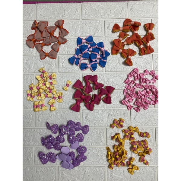 Nơ cute (bán cân) dùng để trang trí đính áo , váy , làm HandMade …