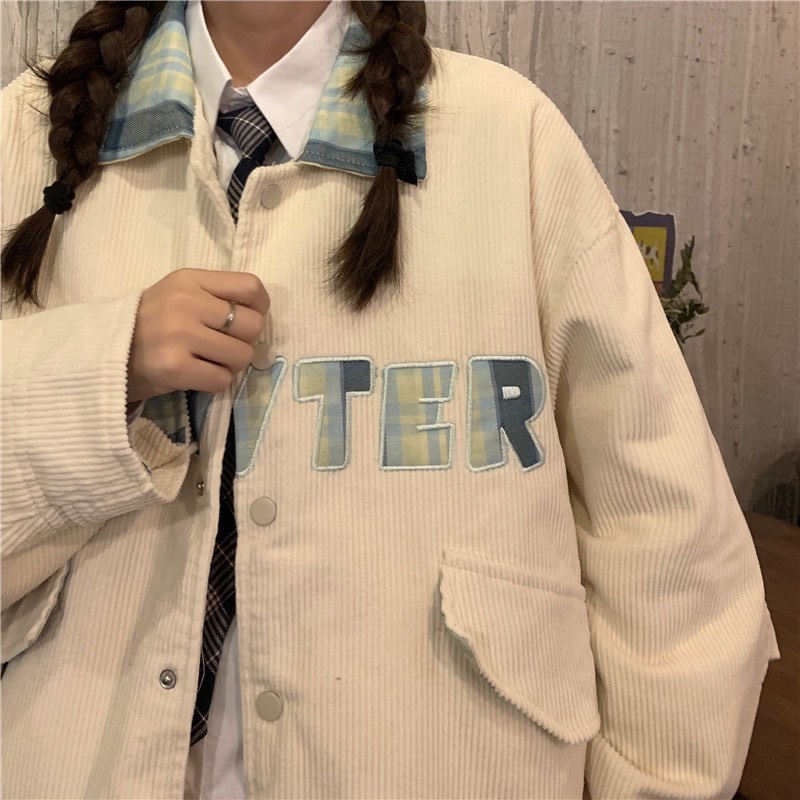 Áo khoác bóng chày nỉ nhung hot trend unisex GMS | BigBuy360 - bigbuy360.vn