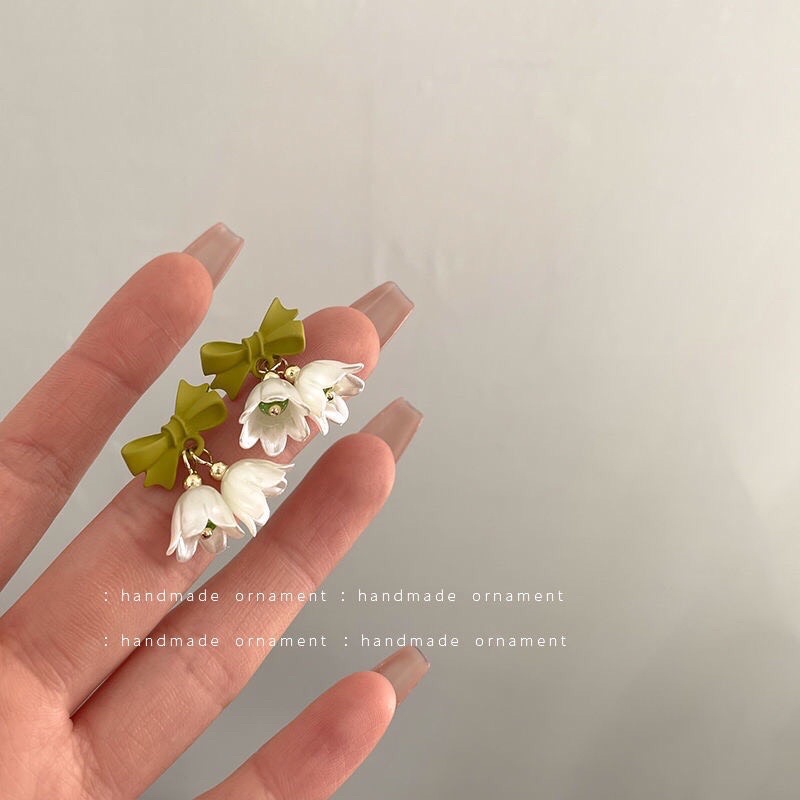 Bông tai bạc 925 phong cách Hàn, thời trang trẻ trung