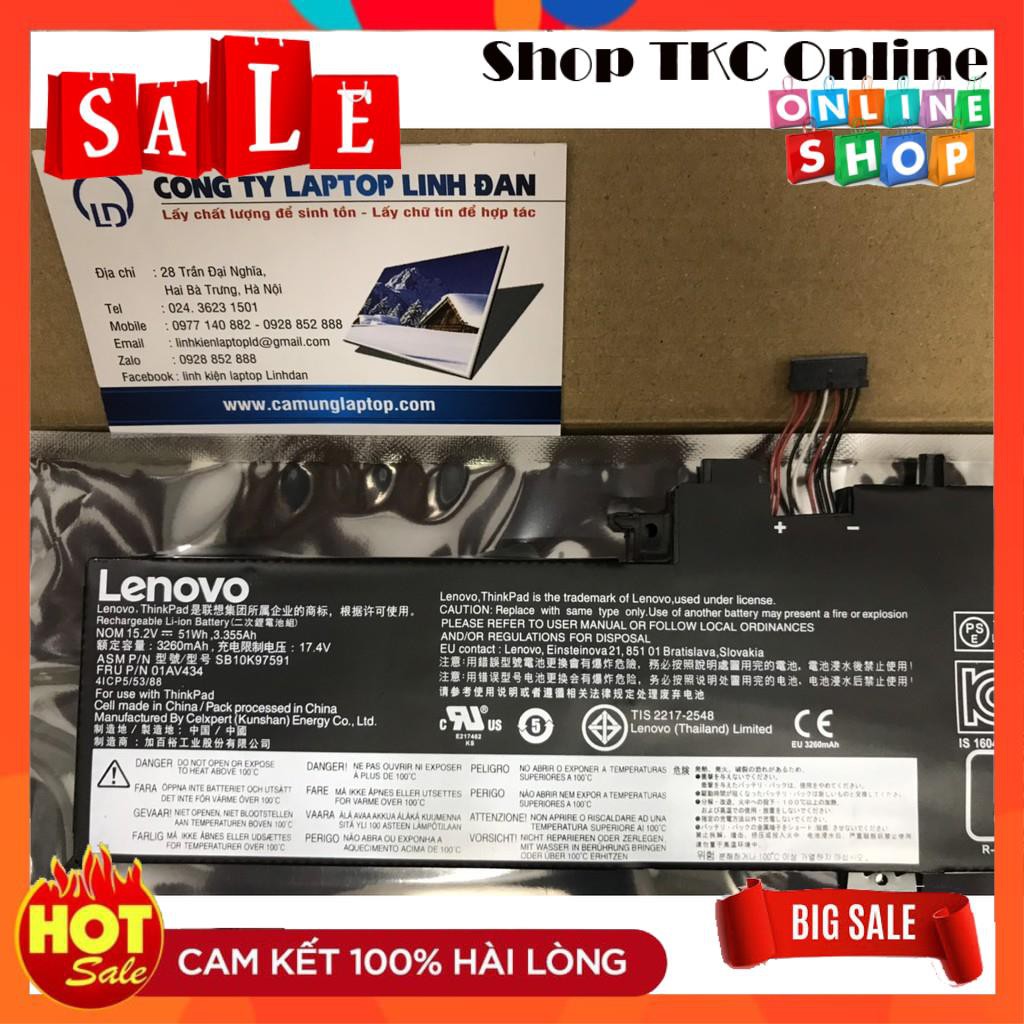 ⚡ Pin (Original)51wh Lenovo Yoga 370 X380 01AV434 SB10K97591 00HW026 00HW027 Battery