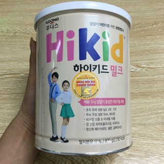 Sữa bột Hikid vị vani tăng trưởng chiều cao