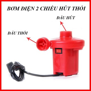 Bơm điện 2 chiều bơm và hút chân không hàng chuẩn (Đỏ)