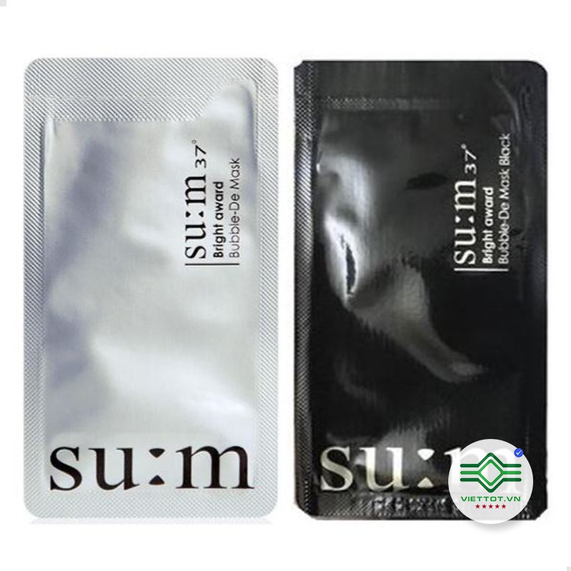 Mặt nạ thải độc da Su:m 37 White Award Bubble-De Mask 2ml_VT083