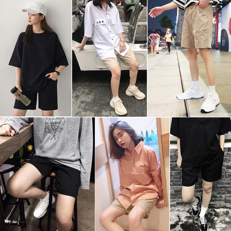 ⚡️GIÁ SỐC⚡️ Quần sooc kaki unisex nam nữ (Sỉ từ 5sp bất kỳ) | BigBuy360 - bigbuy360.vn